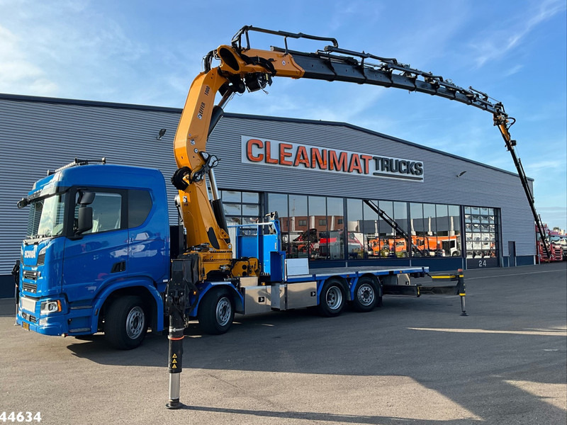 Scania R 540 Euro 6 Effer 100 Tonmeter laadkraan + Fly-Jib Just 39.720 km! - Caminhão grua: foto 1 Scania R 540 Euro 6 Effer 100 Tonmeter laadkraan + Fly-Jib Just 39.720 km! - Caminhão grua: foto 1