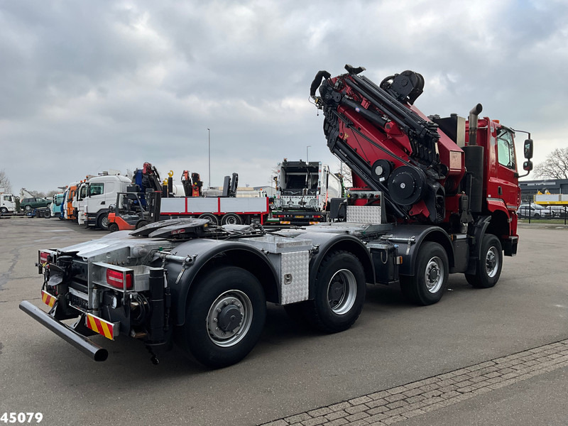 Caminhão grua Tatra T 158 8x6 Euro 6 HMF 85 Tonmeter laadkraan + Fly-Jib Just 147.844 km!: foto 12