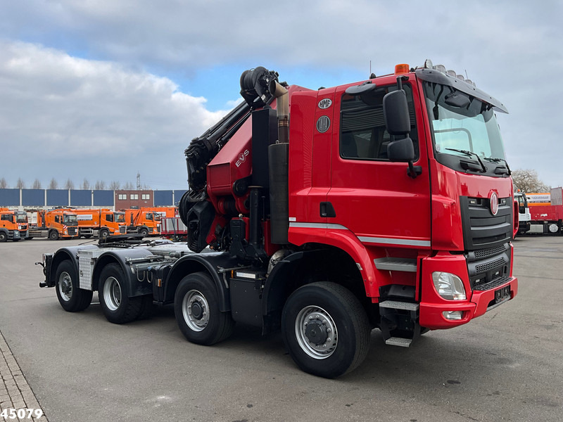 Caminhão grua Tatra T 158 8x6 Euro 6 HMF 85 Tonmeter laadkraan + Fly-Jib Just 147.844 km!: foto 10