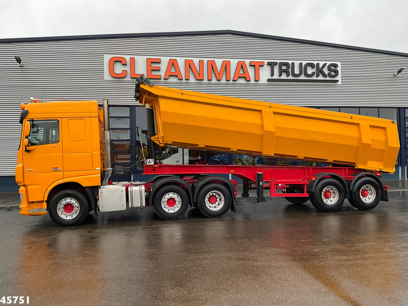 DAF FTG XF 530 6x2 Euro 6 ZF Intarder Kiphydrauliek + OVA 2-assige kipoplegger 32m³ - Tractor: foto 1 DAF FTG XF 530 6x2 Euro 6 ZF Intarder Kiphydrauliek + OVA 2-assige kipoplegger 32m³ - Tractor: foto 1