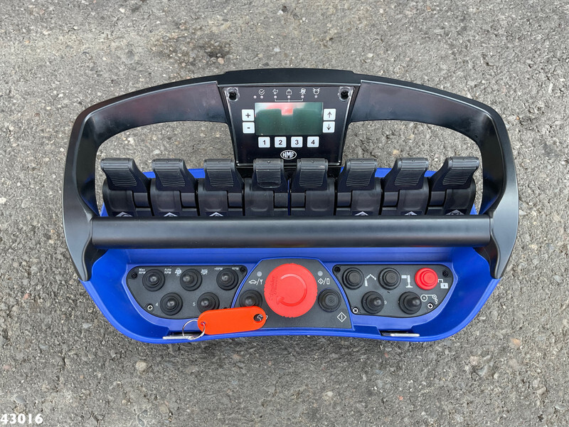 Caminhão polibenne, Caminhão grua Volvo FM 430 HMF 23 Tonmeter laadkraan Welvaarts laadkraan weegsysteem: foto 14