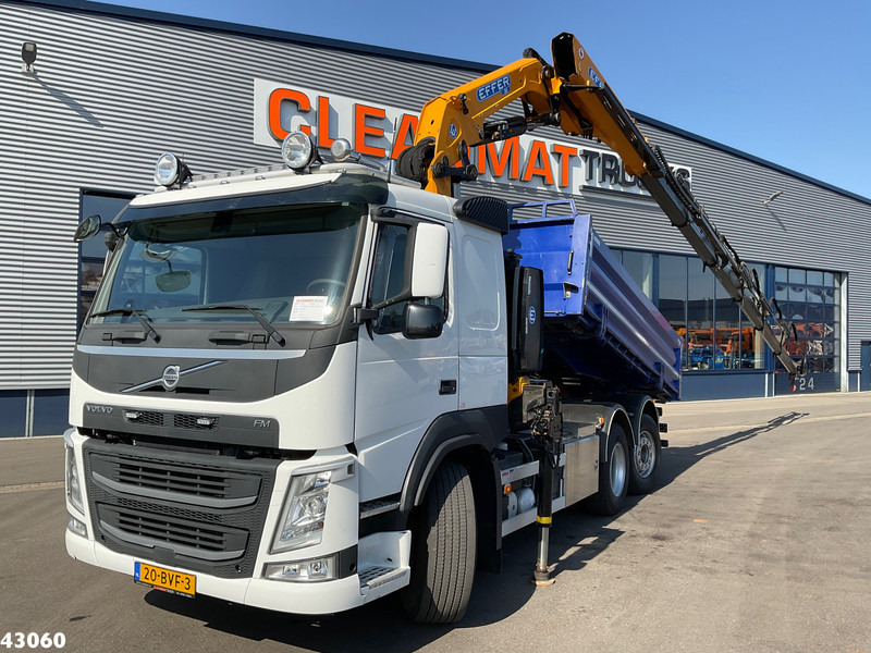Volvo FM 460 Effer 26 Tonmeter laadkraan Kipper Just 94.130 km! - Caminhão basculante, Caminhão grua: foto 1 Volvo FM 460 Effer 26 Tonmeter laadkraan Kipper Just 94.130 km! - Caminhão basculante, Caminhão grua: foto 1