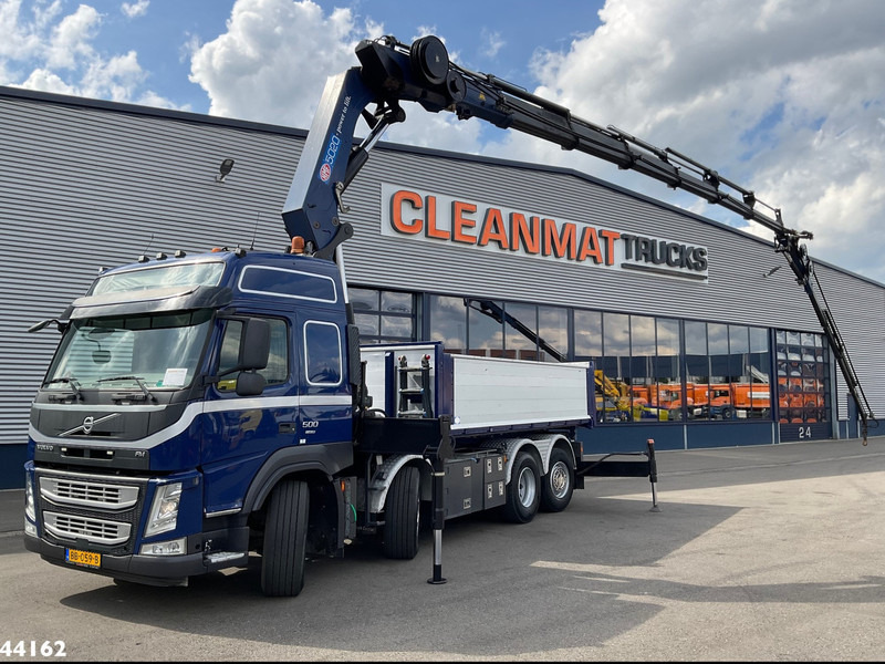 Volvo FM 500 Euro 6 HMF 50 Tonmeter laadkraan + Fly-Jib - Caminhão grua: foto 1 Volvo FM 500 Euro 6 HMF 50 Tonmeter laadkraan + Fly-Jib - Caminhão grua: foto 1