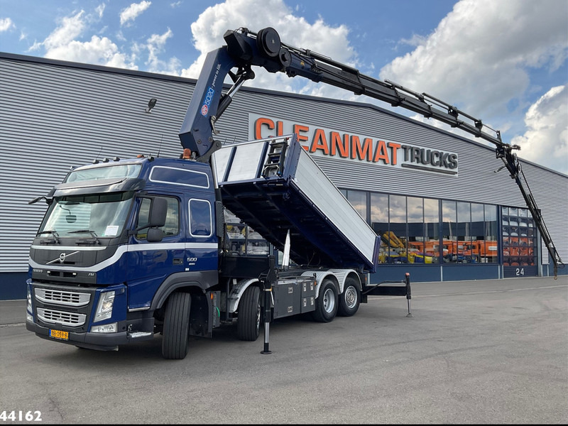 Volvo FM 500 Euro 6 HMF 50 Tonmeter laadkraan + Fly-Jib - Caminhão grua: foto 2 Volvo FM 500 Euro 6 HMF 50 Tonmeter laadkraan + Fly-Jib - Caminhão grua: foto 2