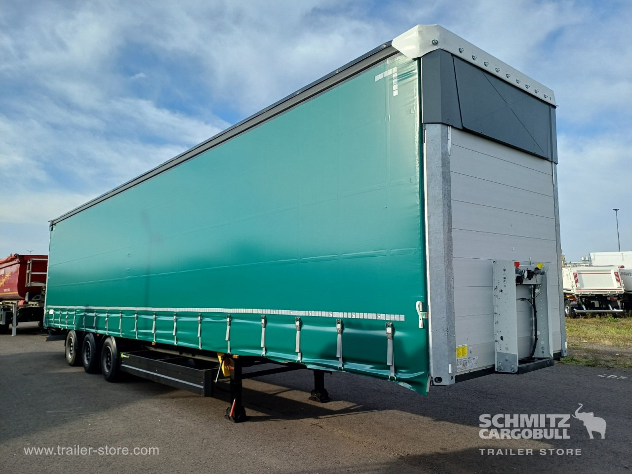 BERGER Auflieger Curtainsider Mega - Semi-reboque de lona: foto 1 BERGER Auflieger Curtainsider Mega - Semi-reboque de lona: foto 1