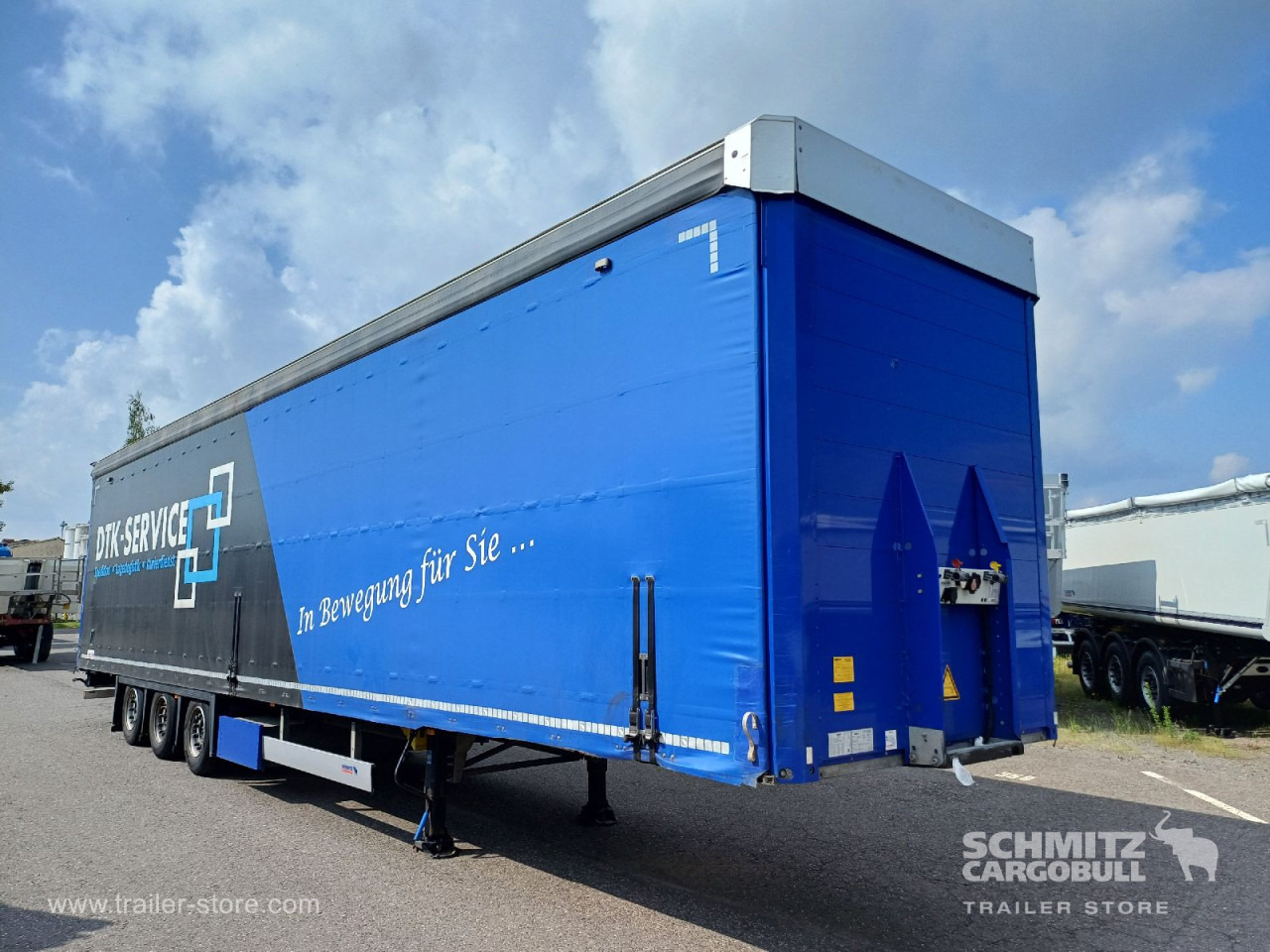 SCHMITZ Auflieger Curtainsider Mega - Semi-reboque de lona: foto 1 SCHMITZ Auflieger Curtainsider Mega - Semi-reboque de lona: foto 1