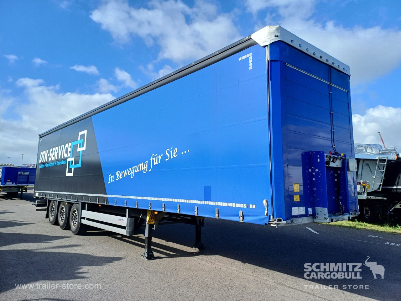 SCHMITZ Auflieger Curtainsider Mega - Semi-reboque de lona: foto 1 SCHMITZ Auflieger Curtainsider Mega - Semi-reboque de lona: foto 1
