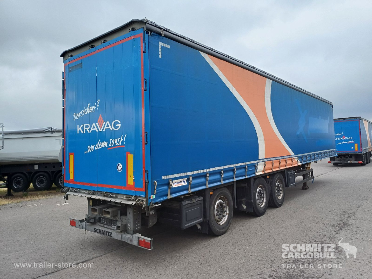 Semi-reboque de lona SCHMITZ Auflieger Curtainsider Standard Forklift holder: foto 11