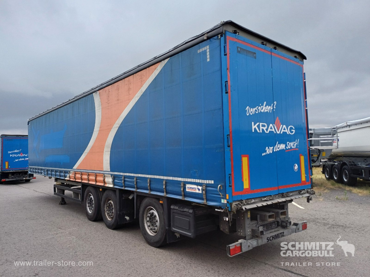 Semi-reboque de lona SCHMITZ Auflieger Curtainsider Standard Forklift holder: foto 8