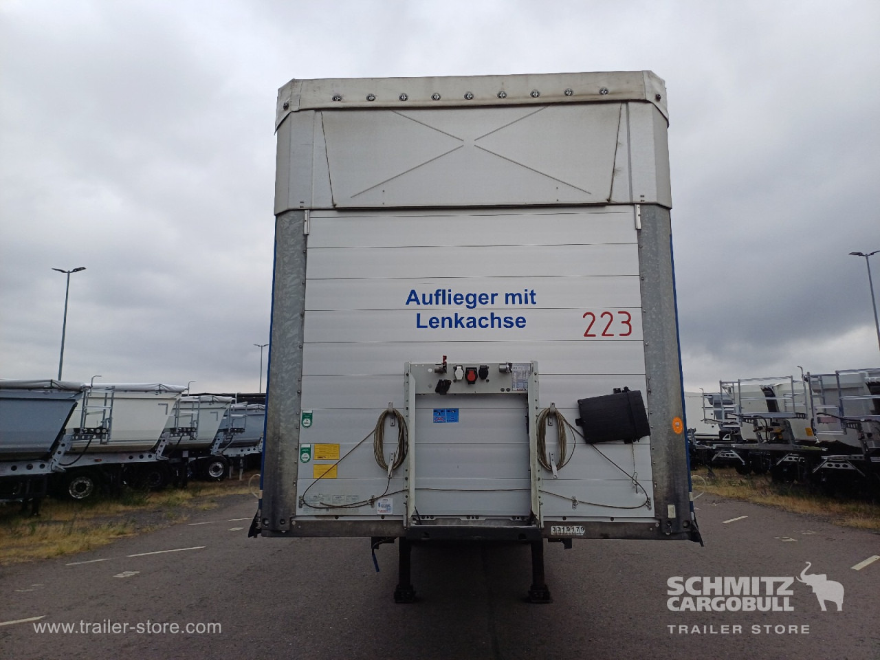 Semi-reboque de lona SCHMITZ Auflieger Curtainsider Standard Forklift holder: foto 15