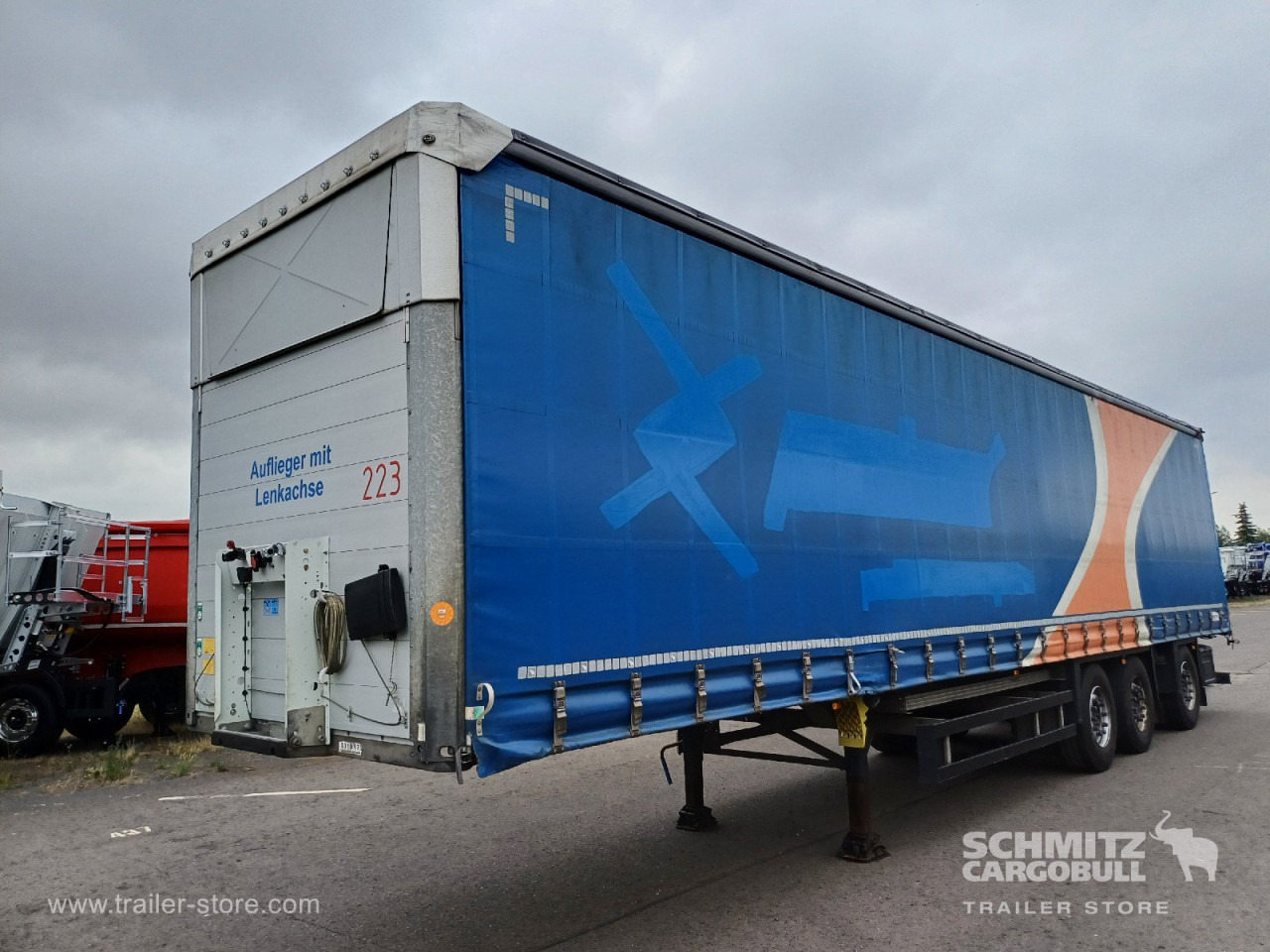 Semi-reboque de lona SCHMITZ Auflieger Curtainsider Standard Forklift holder: foto 10