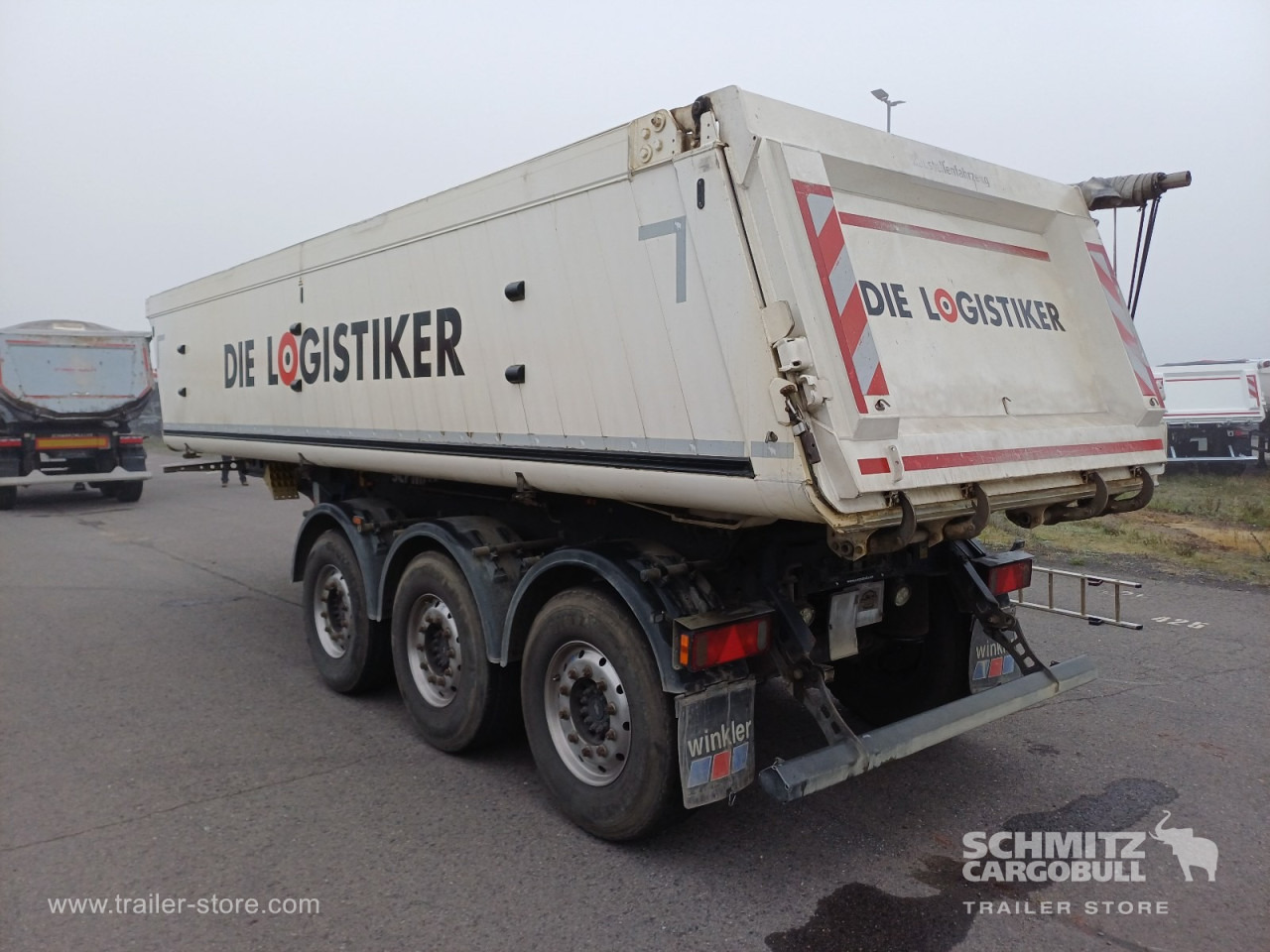 SCHMITZ Auflieger Kipper Alukastenmulde 24m³ - Semireboque basculante: foto 5 SCHMITZ Auflieger Kipper Alukastenmulde 24m³ - Semireboque basculante: foto 5