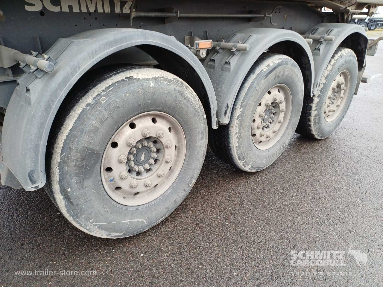 SCHMITZ Auflieger Kipper Alukastenmulde 24m³ - Semireboque basculante: foto 2 SCHMITZ Auflieger Kipper Alukastenmulde 24m³ - Semireboque basculante: foto 2