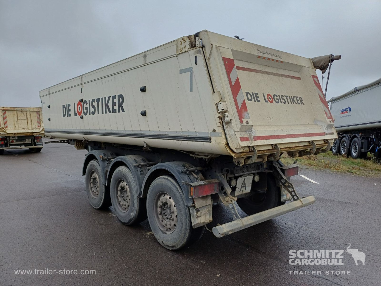 SCHMITZ Auflieger Kipper Alukastenmulde 24m³ - Semireboque basculante: foto 4 SCHMITZ Auflieger Kipper Alukastenmulde 24m³ - Semireboque basculante: foto 4