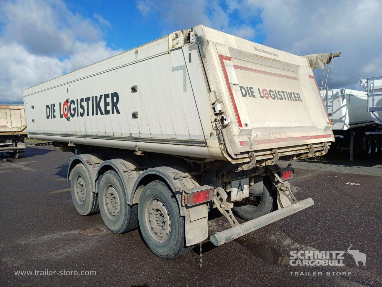 SCHMITZ Auflieger Kipper Alukastenmulde 24m³ - Semireboque basculante: foto 5 SCHMITZ Auflieger Kipper Alukastenmulde 24m³ - Semireboque basculante: foto 5