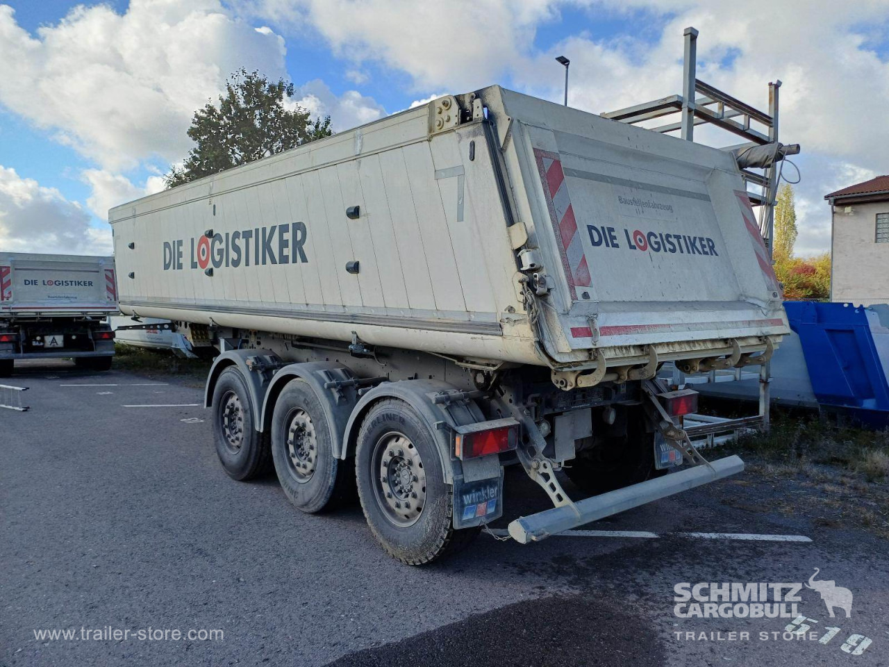 SCHMITZ Auflieger Kipper Alukastenmulde 24m³ - Semireboque basculante: foto 5 SCHMITZ Auflieger Kipper Alukastenmulde 24m³ - Semireboque basculante: foto 5