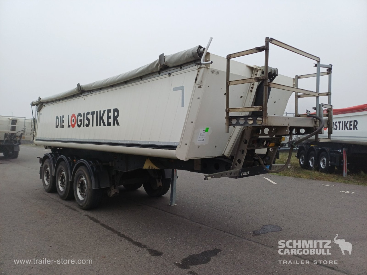 SCHMITZ Auflieger Kipper Alukastenmulde 24m³ - Semireboque basculante: foto 1 SCHMITZ Auflieger Kipper Alukastenmulde 24m³ - Semireboque basculante: foto 1