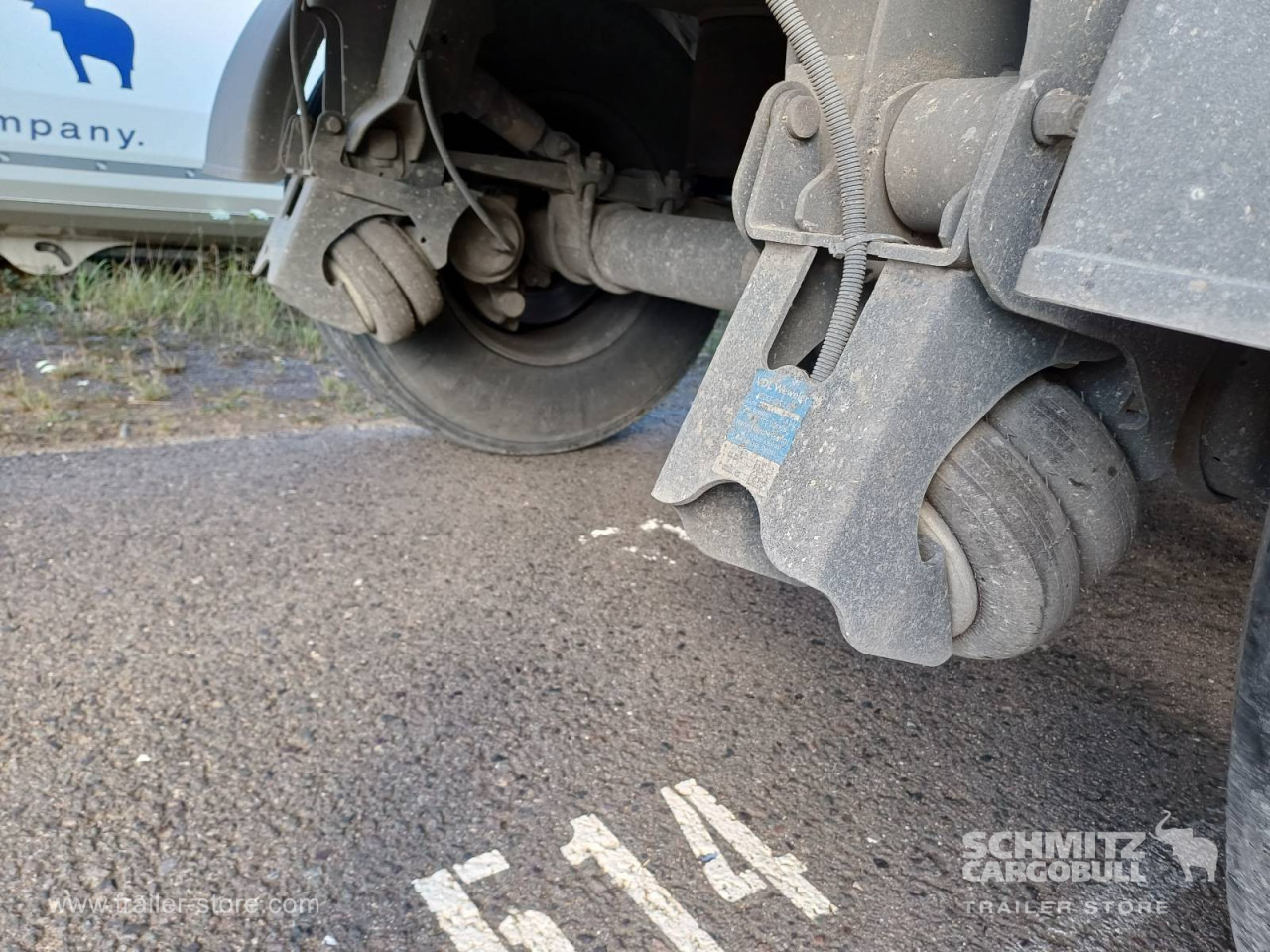 SCHMITZ Auflieger Kipper Alukastenmulde 24m³ - Semireboque basculante: foto 3 SCHMITZ Auflieger Kipper Alukastenmulde 24m³ - Semireboque basculante: foto 3