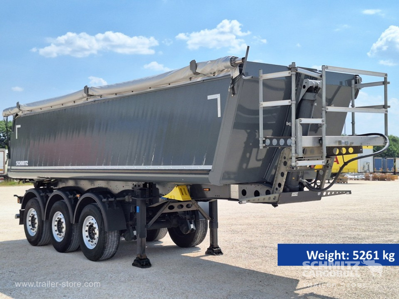 Semireboque basculante SCHMITZ Tipper Alu-square sided body 27m³: foto 9