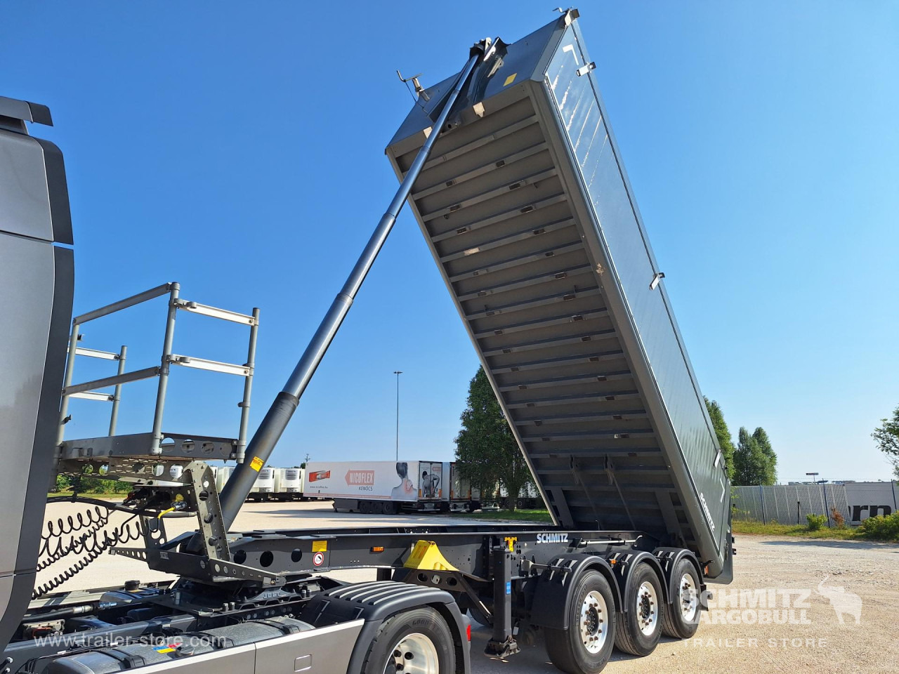 Semireboque basculante SCHMITZ Tipper Alu-square sided body 27m³: foto 12