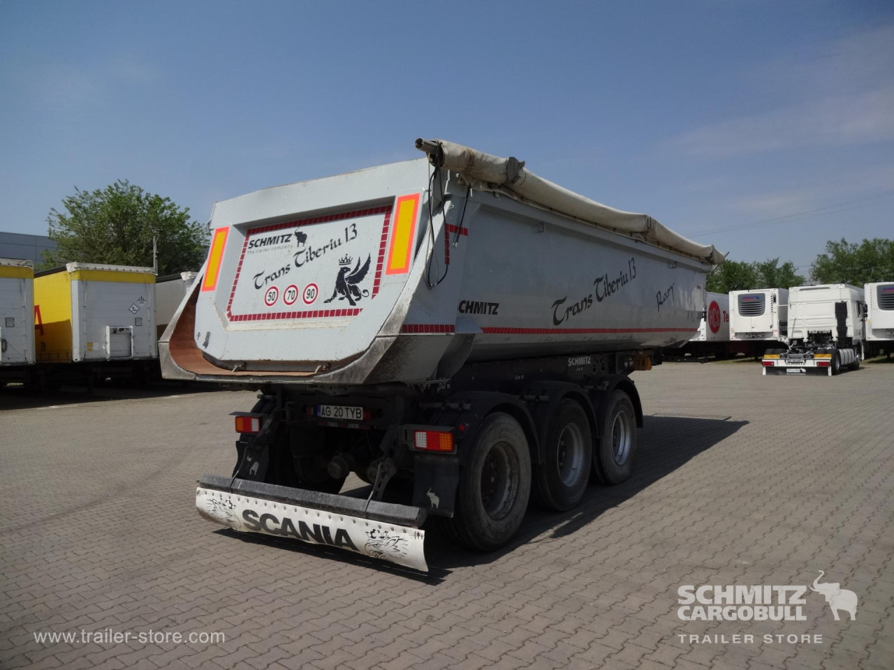 SCHMITZ Tipper Steel half pipe body 24m³ - Semireboque basculante: foto 3 SCHMITZ Tipper Steel half pipe body 24m³ - Semireboque basculante: foto 3