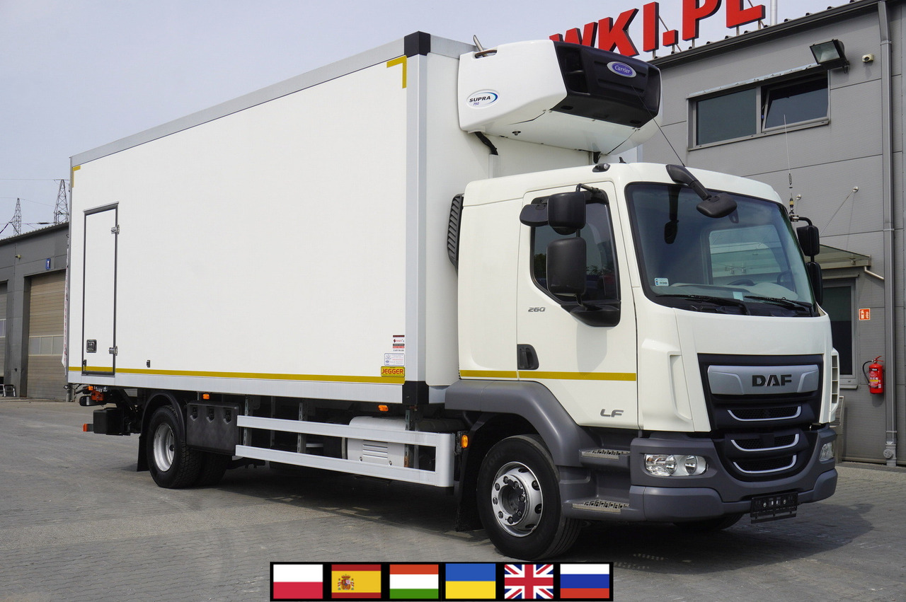 Caminhão frigorífico DAF LF 16.260 / Jegger Refrigerator / Carrier Supra 750 / DHOLLANDIA 1500 kg / Sleeper cab: foto 1