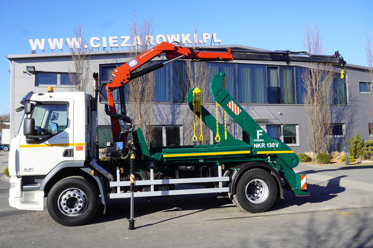 DAF LF 18.310 E6 / Skip loader Fornal NKR 130V / HDS HMF 735 K2 / Manual gearbox - Caminhão multibenne, Caminhão grua: foto 4 DAF LF 18.310 E6 / Skip loader Fornal NKR 130V / HDS HMF 735 K2 / Manual gearbox - Caminhão multibenne, Caminhão grua: foto 4