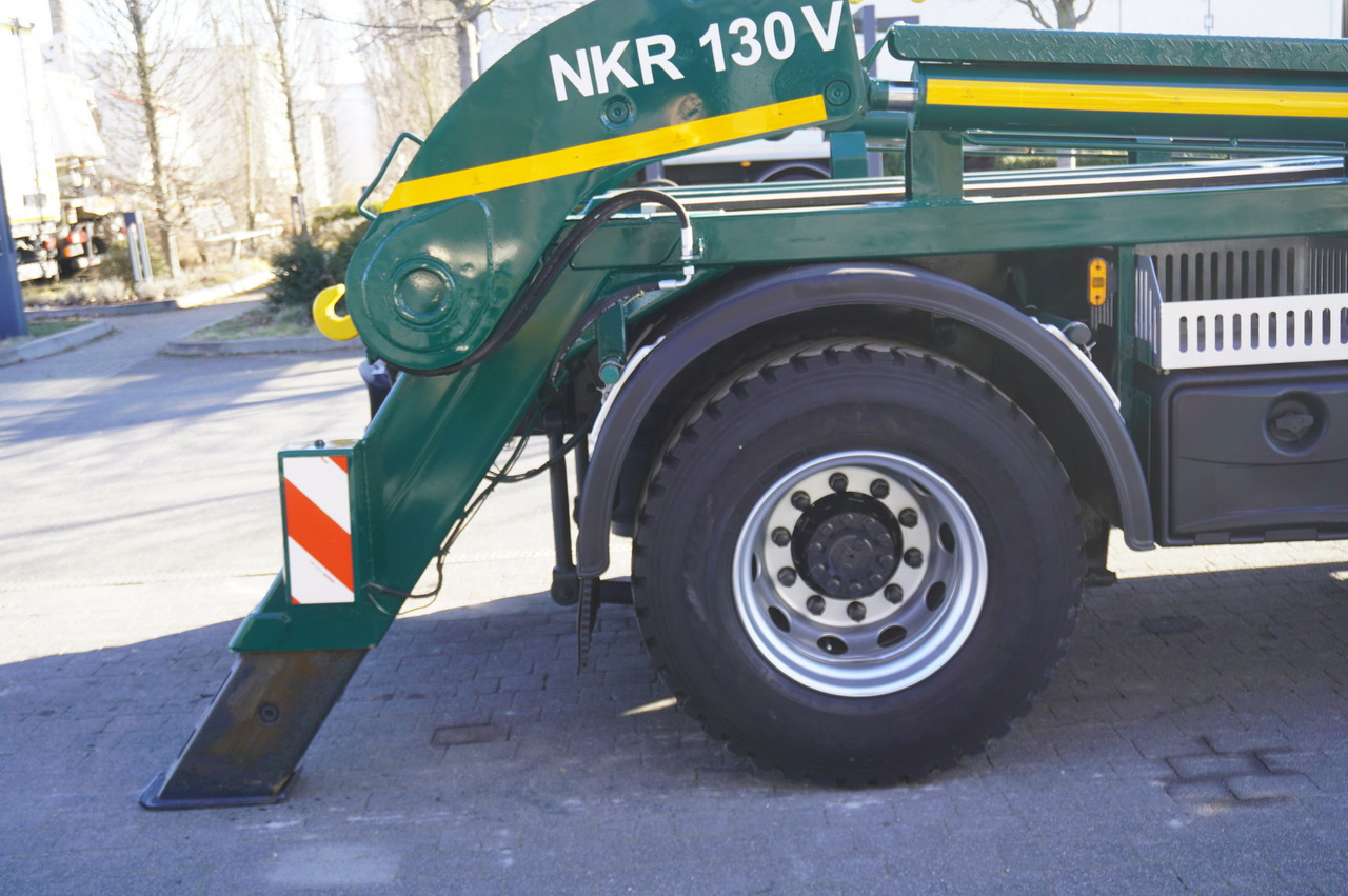 Caminhão multibenne, Caminhão grua DAF LF 18.310 E6 / Skip loader Fornal NKR 130V / HDS HMF 735 K2 / Manual gearbox: foto 16