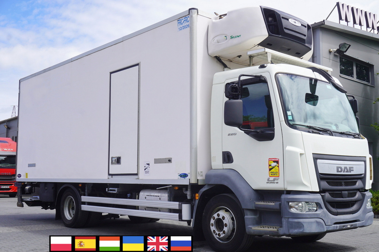 DAF LF 220 / Refrigerator 16 EPAL Multitemp / Carrier Supra 1150 MT / Palfinger 1500 kg - Caminhão frigorífico: foto 1 DAF LF 220 / Refrigerator 16 EPAL Multitemp / Carrier Supra 1150 MT / Palfinger 1500 kg - Caminhão frigorífico: foto 1