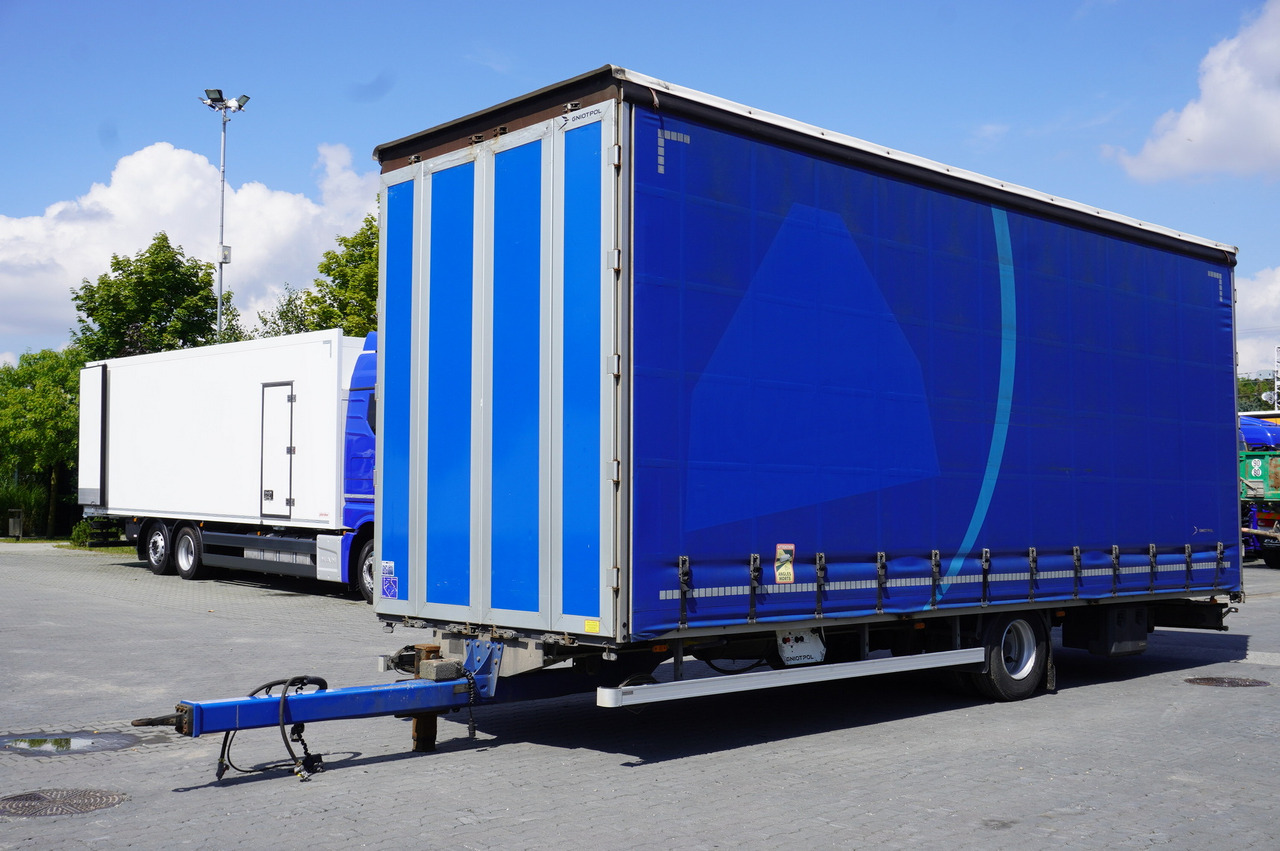 Gniotpol Tandem trailer Gniotpol / 10t / 2018 / 19 pallets - Reboque de lona: foto 1 Gniotpol Tandem trailer Gniotpol / 10t / 2018 / 19 pallets - Reboque de lona: foto 1
