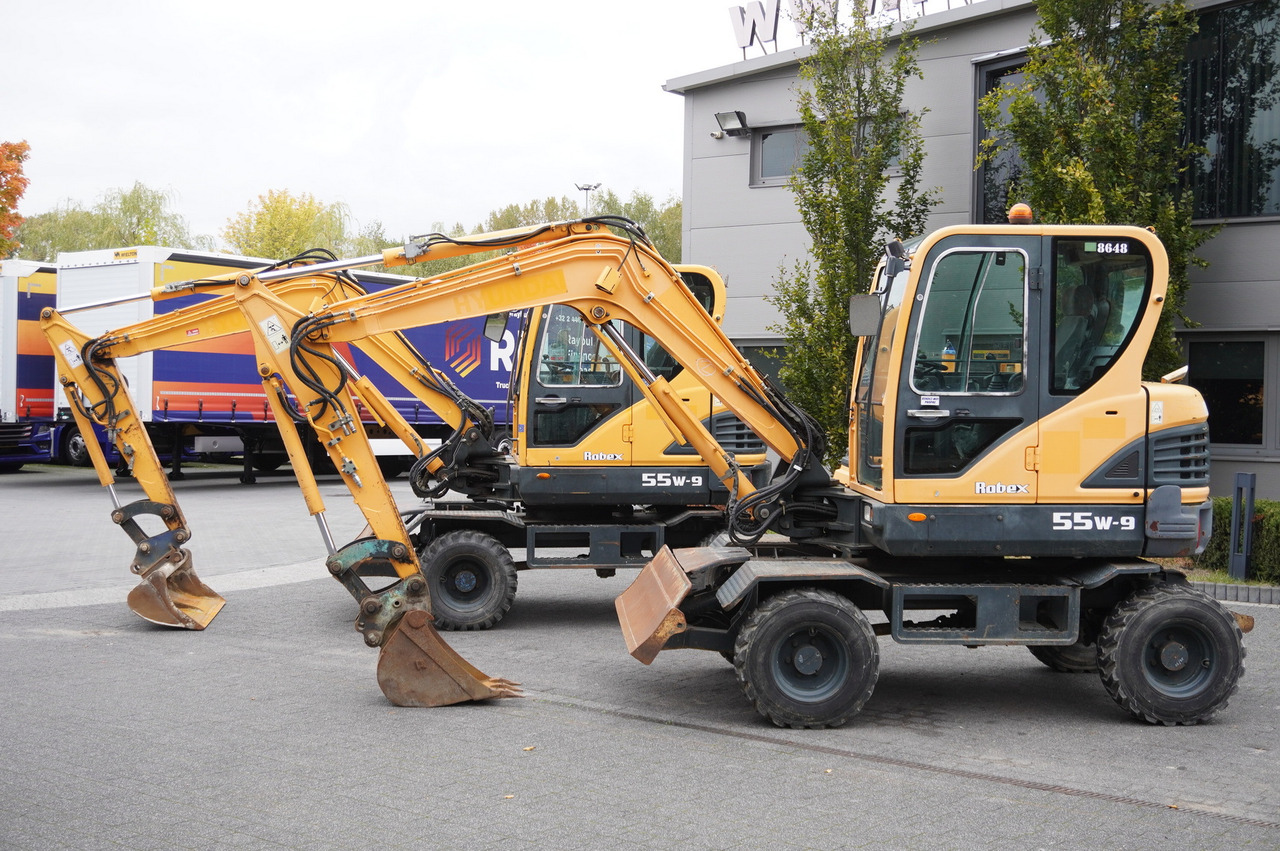 Hyundai Robex 55W-9 Wheeled Excavator 5.5t / 2pcs - Escavadeira: foto 2 Hyundai Robex 55W-9 Wheeled Excavator 5.5t / 2pcs - Escavadeira: foto 2