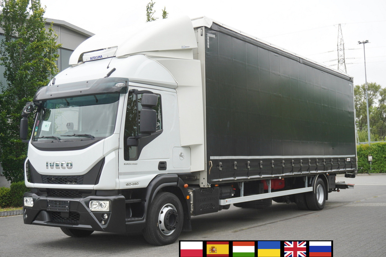 IVECO Eurocargo ML 160E28 E6 Glob / Curtainsider 21 EPAL / 2023 / 2 identical units - Caminhão basculante: foto 1 IVECO Eurocargo ML 160E28 E6 Glob / Curtainsider 21 EPAL / 2023 / 2 identical units - Caminhão basculante: foto 1
