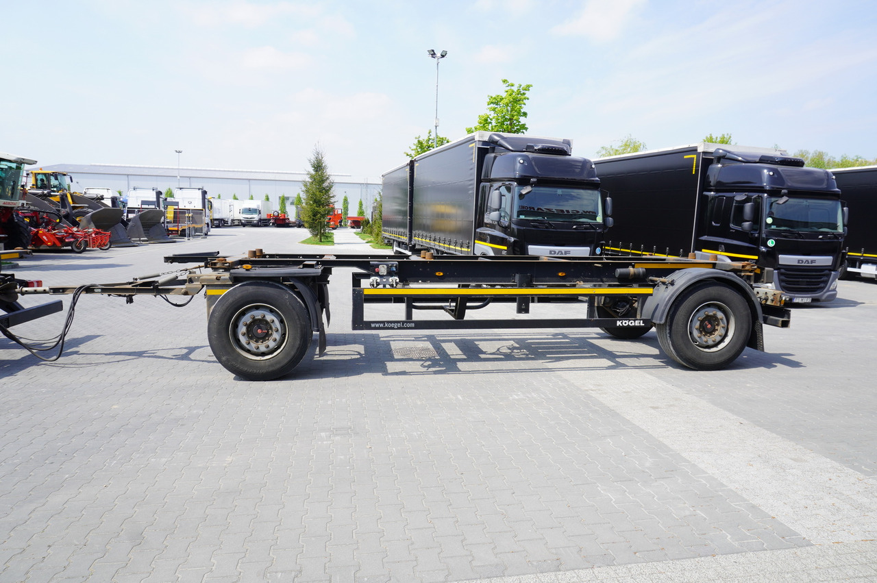 KOGEL AWE 18, two-axle, BDF, 7.5m chassis , air suspension, SAF axles - Reboque chassi: foto 3 KOGEL AWE 18, two-axle, BDF, 7.5m chassis , air suspension, SAF axles - Reboque chassi: foto 3