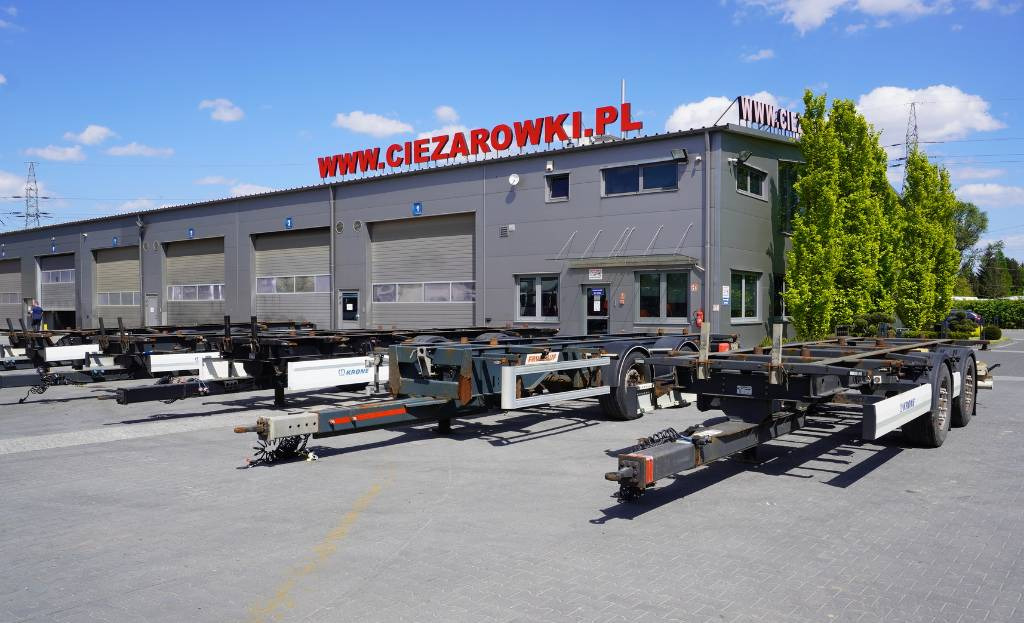 KRONE Trailer Krone BDF / 18 t - Reboque transportador de contêineres/ Caixa móvel: foto 2 KRONE Trailer Krone BDF / 18 t - Reboque transportador de contêineres/ Caixa móvel: foto 2