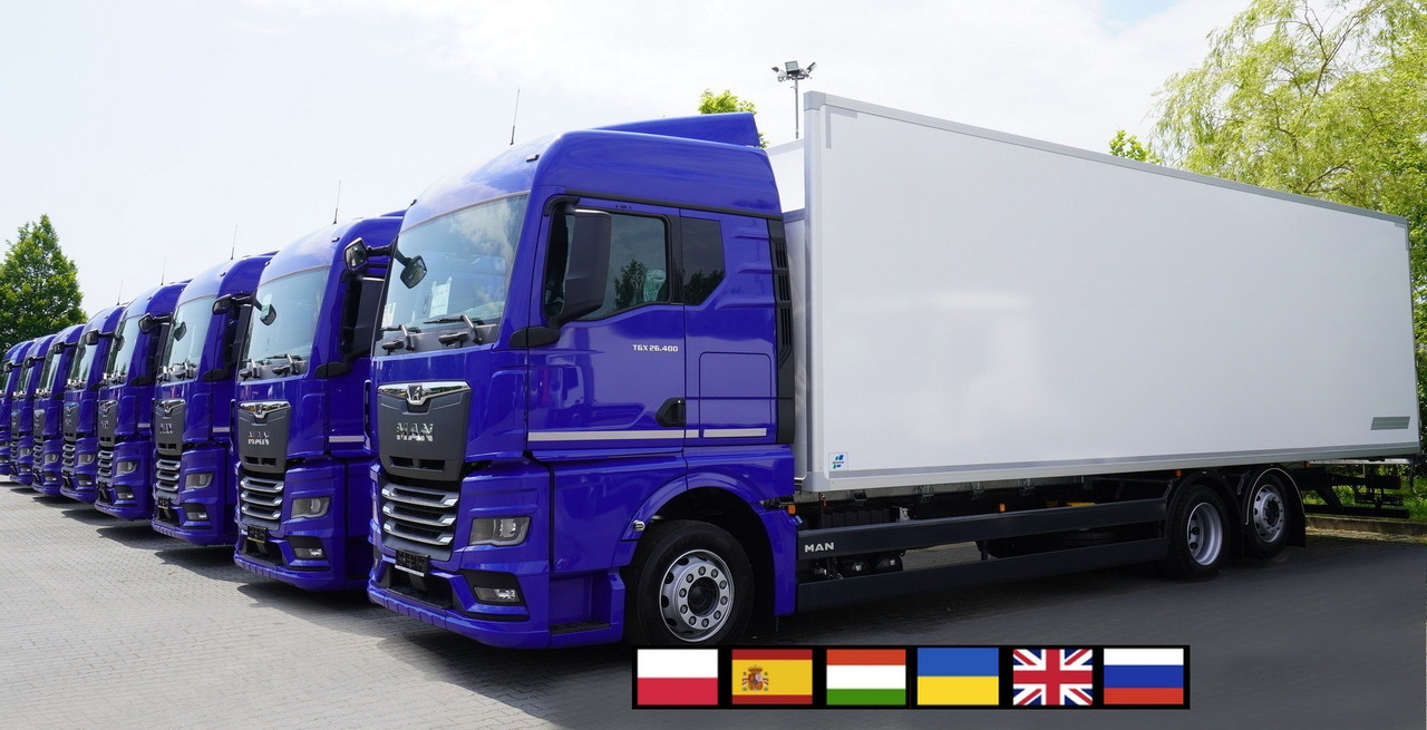 MAN New MAN TGX 26.400 / NEW IGLOOCAR refrigerator 20 pallets / 6×2 / 2024 / 2 units - Caminhão furgão: foto 1 MAN New MAN TGX 26.400 / NEW IGLOOCAR refrigerator 20 pallets / 6×2 / 2024 / 2 units - Caminhão furgão: foto 1