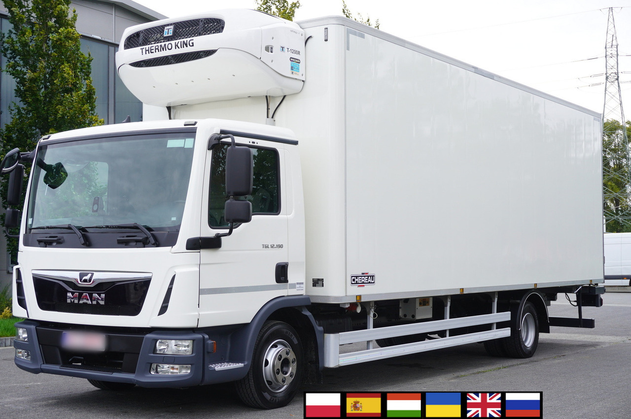 MAN TGL 12.190 / CHEREAU Refrigerator 18 PAL multitemperature / Thermoking T-1200R / 100,000 km - Caminhão frigorífico: foto 1 MAN TGL 12.190 / CHEREAU Refrigerator 18 PAL multitemperature / Thermoking T-1200R / 100,000 km - Caminhão frigorífico: foto 1