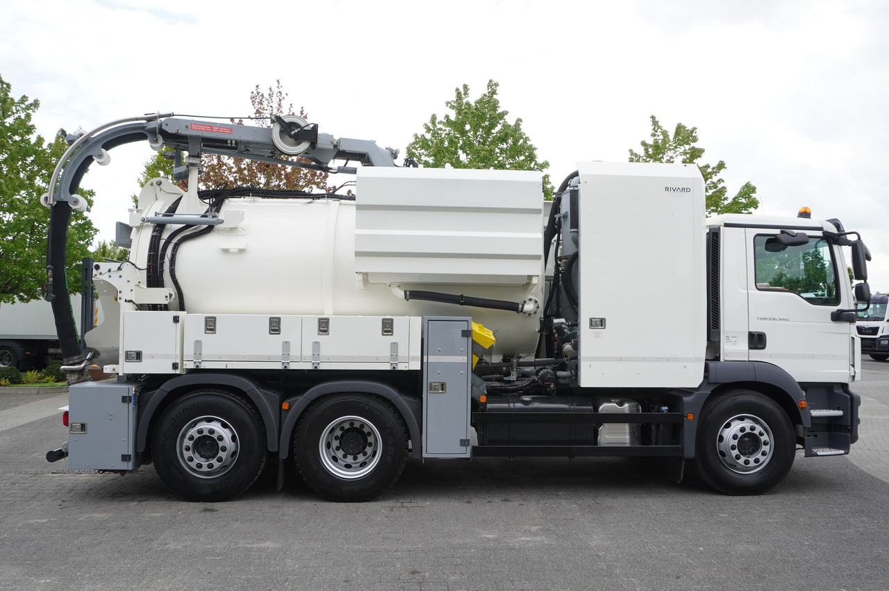 MAN TGM 26.340 E6 / RIVARD sewage cleaner 11.8 m3 / 170 tho. km / steered axle - Caminhão limpa fossa: foto 2 MAN TGM 26.340 E6 / RIVARD sewage cleaner 11.8 m3 / 170 tho. km / steered axle - Caminhão limpa fossa: foto 2