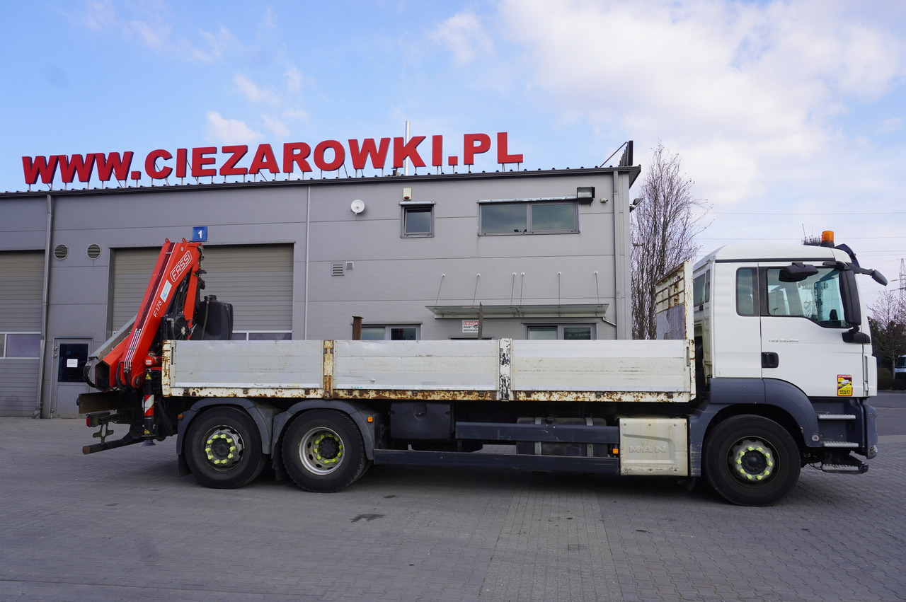 MAN TGS 26.360 Flatbed / Fassi F175 7.7 T / steered 3rd axle - Camião de caixa aberta/ Plataforma, Caminhão grua: foto 3 MAN TGS 26.360 Flatbed / Fassi F175 7.7 T / steered 3rd axle - Camião de caixa aberta/ Plataforma, Caminhão grua: foto 3