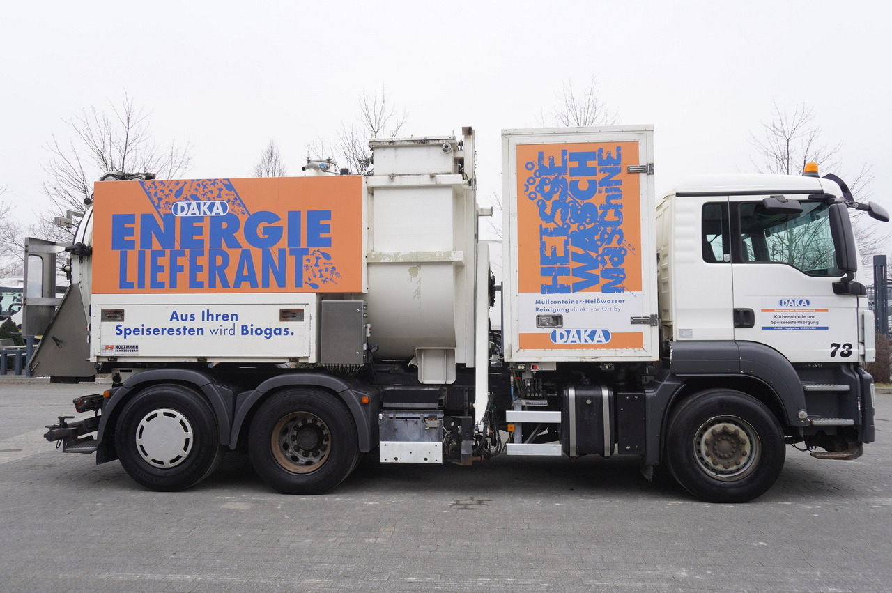 MAN TGS 26.360 / Holzmann Fahrzeugbau HBS 28/120.00 kitchen waste vehicle / Euro 5 - Caminhão de lixo: foto 5 MAN TGS 26.360 / Holzmann Fahrzeugbau HBS 28/120.00 kitchen waste vehicle / Euro 5 - Caminhão de lixo: foto 5