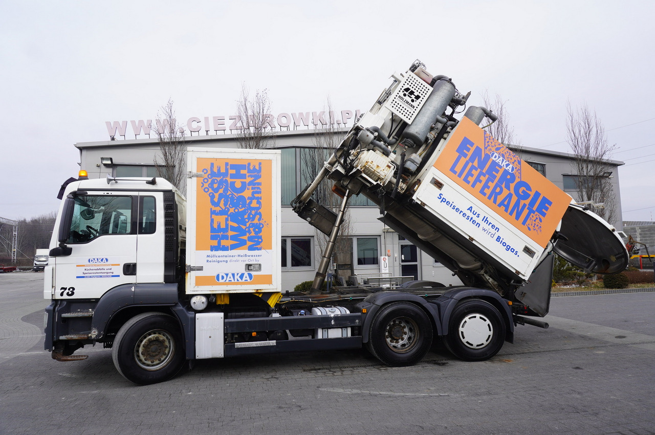 MAN TGS 26.360 / Holzmann Fahrzeugbau HBS 28/120.00 kitchen waste vehicle / Euro 5 - Caminhão de lixo: foto 2 MAN TGS 26.360 / Holzmann Fahrzeugbau HBS 28/120.00 kitchen waste vehicle / Euro 5 - Caminhão de lixo: foto 2