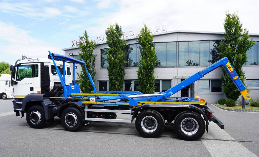 MAN TGS 35.400 8×4 HYVA LIFT 32.56 SE hooklift - Caminhão polibenne: foto 3 MAN TGS 35.400 8×4 HYVA LIFT 32.56 SE hooklift - Caminhão polibenne: foto 3