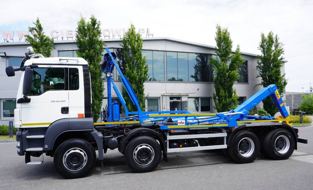 MAN TGS 35.400 8×4 HYVA LIFT 32.56 SE hooklift - Caminhão polibenne: foto 2 MAN TGS 35.400 8×4 HYVA LIFT 32.56 SE hooklift - Caminhão polibenne: foto 2