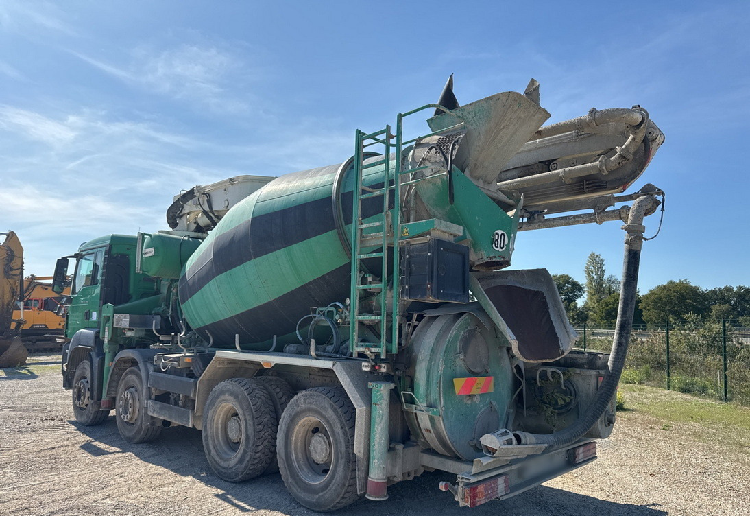 MAN TGS 35.480 8x4 Concrete Mixer Pump truck / Putzmeister M24-3 / 1600 MTH! - Caminhão betoneira: foto 4 MAN TGS 35.480 8x4 Concrete Mixer Pump truck / Putzmeister M24-3 / 1600 MTH! - Caminhão betoneira: foto 4
