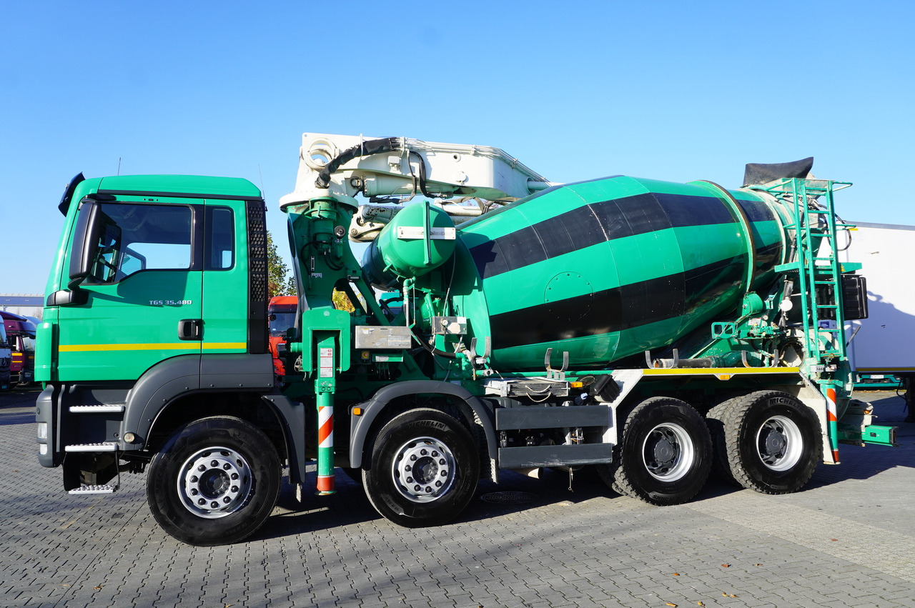 MAN TGS 35.480 8x4 Concrete Mixer Pump truck / Putzmeister M24-3 / 1600 MTH! - Caminhão betoneira: foto 3 MAN TGS 35.480 8x4 Concrete Mixer Pump truck / Putzmeister M24-3 / 1600 MTH! - Caminhão betoneira: foto 3