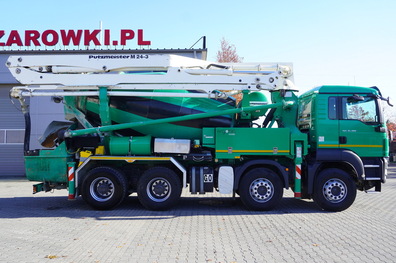 MAN TGS 35.480 8x4 Concrete Mixer Pump truck / Putzmeister M24-3 / 1600 MTH! - Caminhão betoneira: foto 5 MAN TGS 35.480 8x4 Concrete Mixer Pump truck / Putzmeister M24-3 / 1600 MTH! - Caminhão betoneira: foto 5
