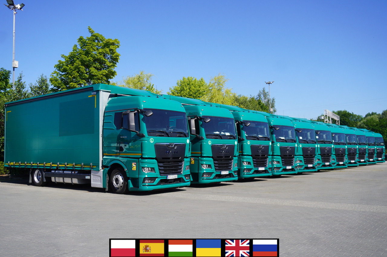 MAN TGX 18.470 / 2022 / Curtainsider 19 EPAL / Retarder / 15 units - Caminhão com lona: foto 1 MAN TGX 18.470 / 2022 / Curtainsider 19 EPAL / Retarder / 15 units - Caminhão com lona: foto 1