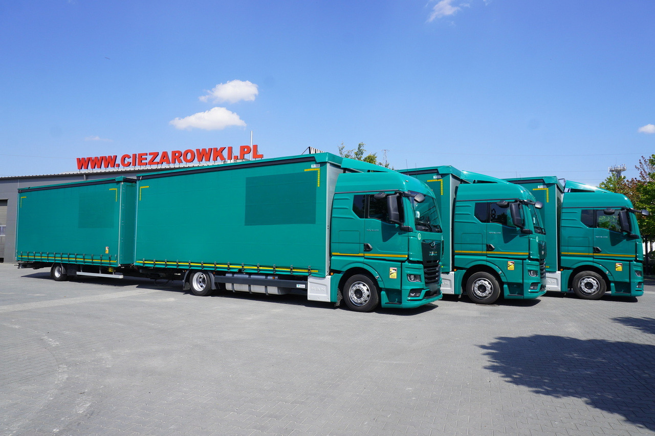 MAN TGX 18.470 / Trailer 19 EPAL / Curtainsider 19 EPAL / 2022 / Retarder / 15 units - Caminhão com lona: foto 2 MAN TGX 18.470 / Trailer 19 EPAL / Curtainsider 19 EPAL / 2022 / Retarder / 15 units - Caminhão com lona: foto 2