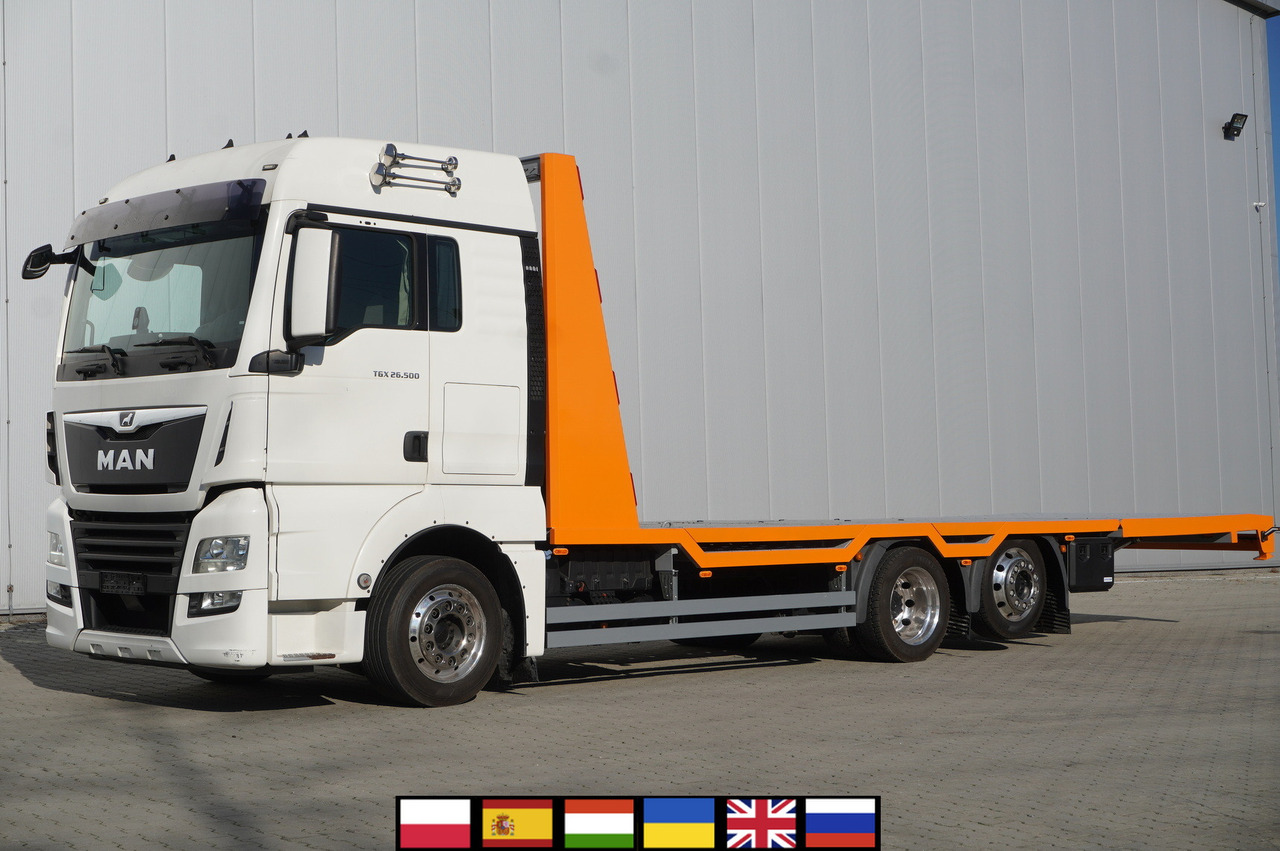 MAN TGX 26.500 6x2 E6 / NEW Tow truck superstructure 8.75 m / steered axle - Caminhão transporte de veículos: foto 1 MAN TGX 26.500 6x2 E6 / NEW Tow truck superstructure 8.75 m / steered axle - Caminhão transporte de veículos: foto 1