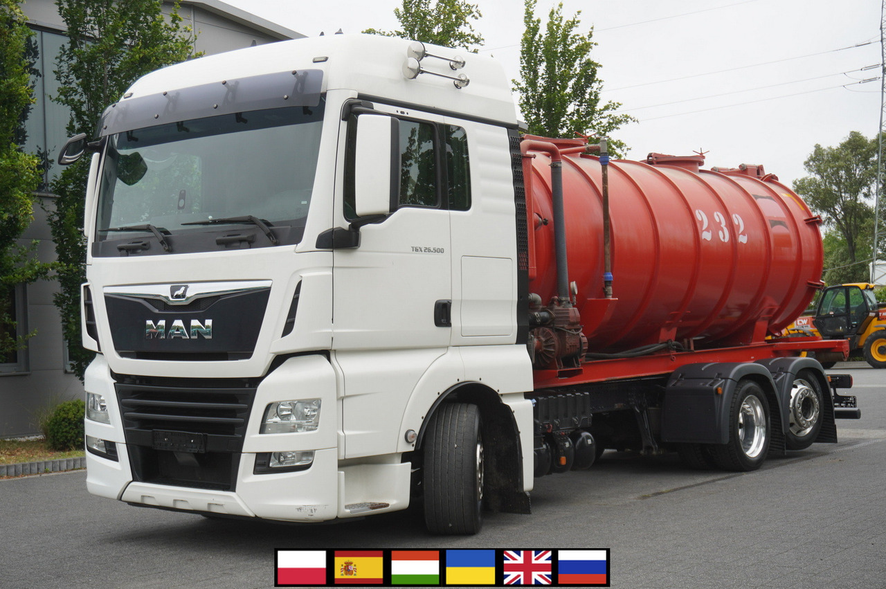 MAN TGX 26.500 / NEW Stal Septic barrel 13000 l / steering 3rd axle - Cisterna de chorume: foto 1 MAN TGX 26.500 / NEW Stal Septic barrel 13000 l / steering 3rd axle - Cisterna de chorume: foto 1
