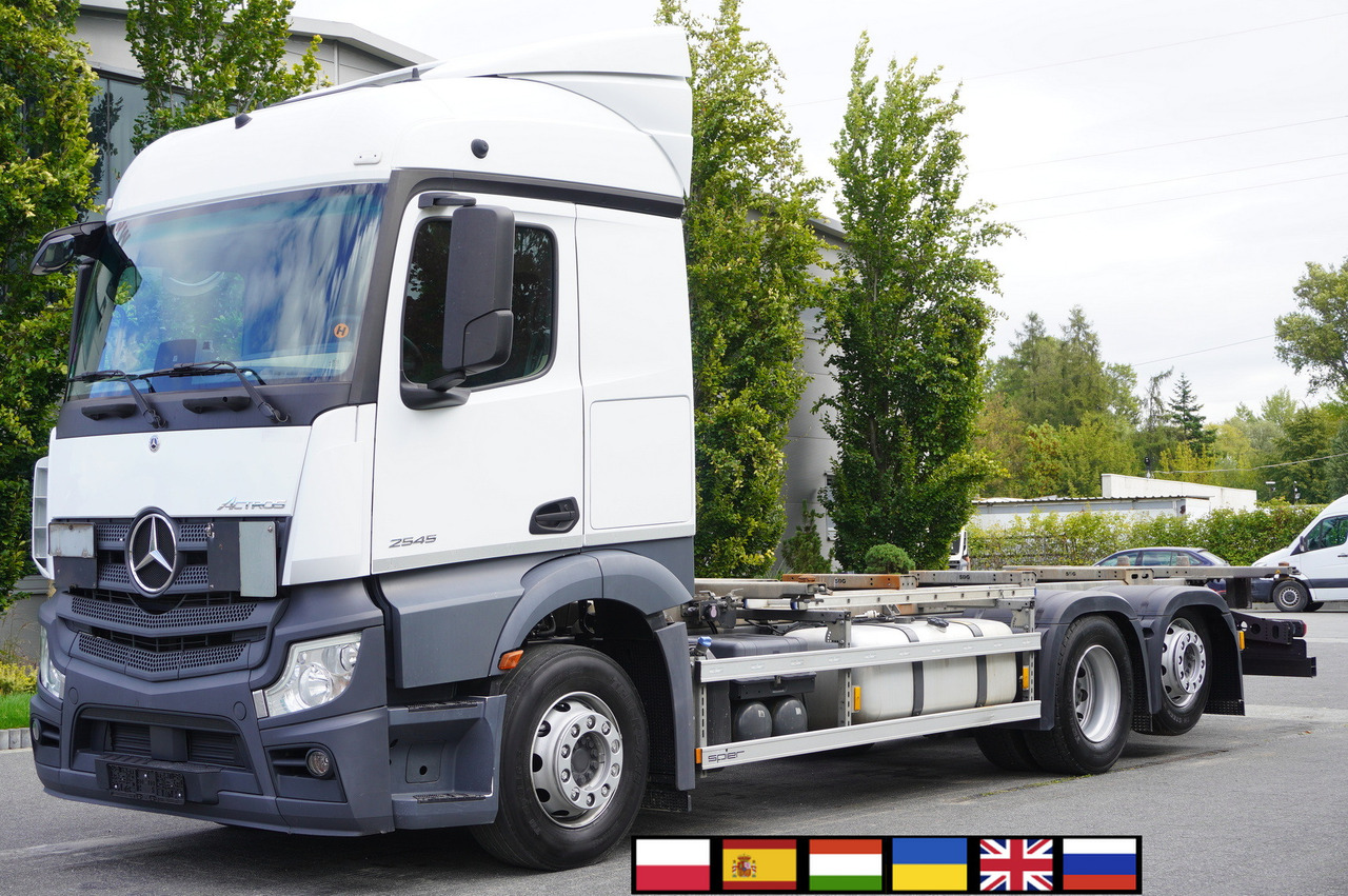 MERCEDES-BENZ Actros 2545 6×2 MP5 / Full ADR / 2 units - Caminhão transportador de contêineres/ Caixa móvel: foto 1 MERCEDES-BENZ Actros 2545 6×2 MP5 / Full ADR / 2 units - Caminhão transportador de contêineres/ Caixa móvel: foto 1